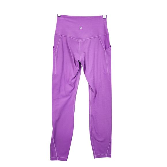 Lululemon Align High Rise Pant with Pockets 25" Womens Size 6 Moonlit Magenta - Picture 6 of 14